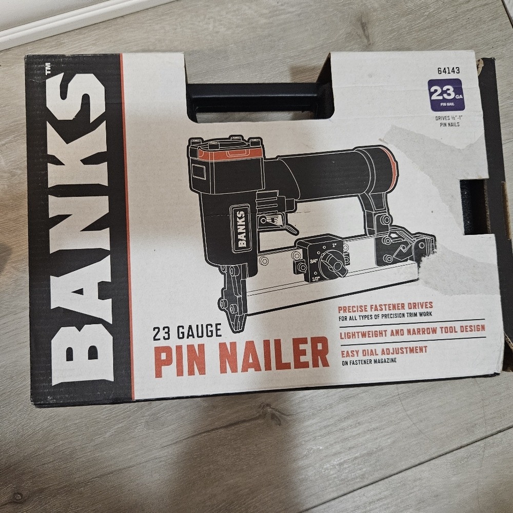 Banks 23 Gauge Pin Nailer